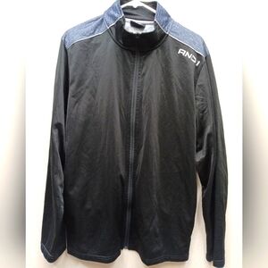 Men's AND1 Athletic Jacket Large Black with Pockets